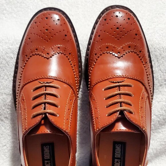 STACY ADAMS Children's Boy "TY" Cap Toe (43397-221) Cognac- Size: 13M - Picture 4 of 13